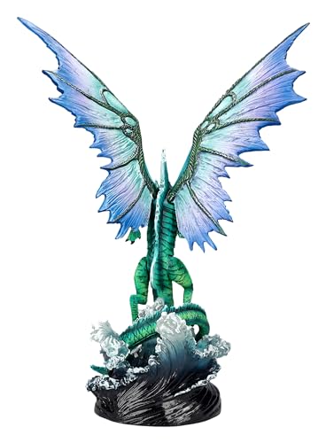 Figura Dragón de Agua 13 in para Decoración Hogar y Jardín miniatura 6