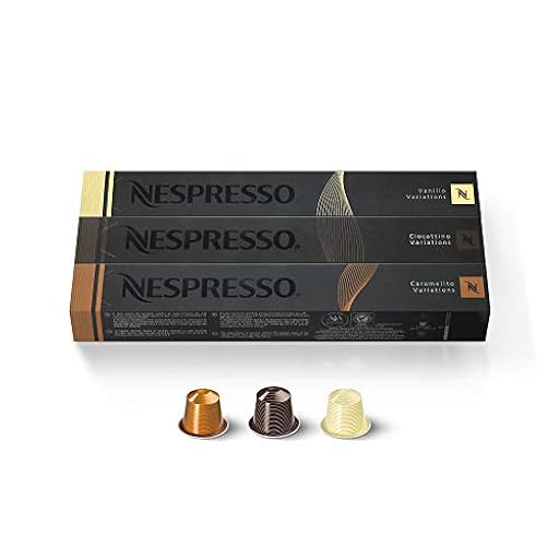 Nespresso - Cápsulas para Nespresso de tres variedades: Vanilio, Caramelito y Ciocattino (30 cápsulas) | Ya disponible en tu tienda friki favorita! En mundofriki.es!