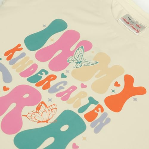 Image of First Day of Kindergarten Shirt First Day of School Gifts for Kids Kindergarten Shirts for Girls T-Shirt Top