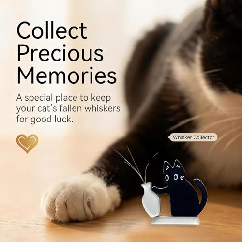 Porta Bigotes de Gato Magnético de Acrílico - Set de 4 miniatura 5