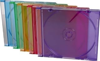 Multi Colour CD Case 10 Pack