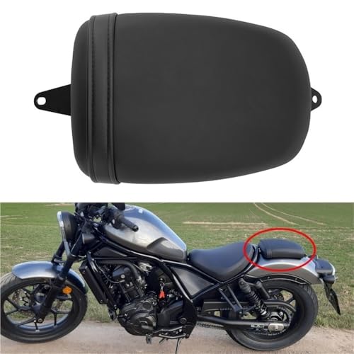 Asientos moto de pasajero acabados en cojín negro Rebel 1100 CMX1100 2