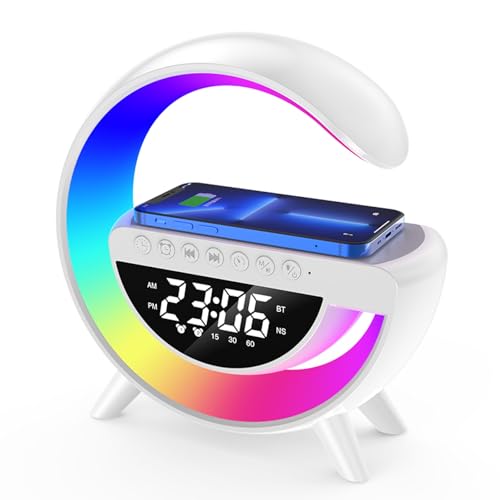 ZFMF Wireless Charging Table Lamp Multifunctional Bluetooth...