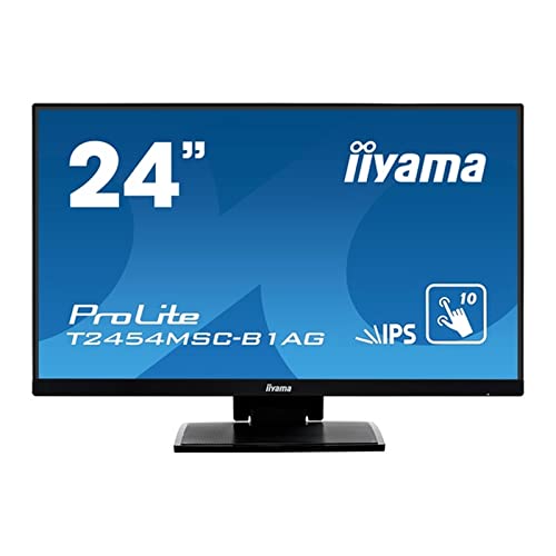 Iiyama Prolite T2454Msc-B1Ag 23.8" 1920 X 1080Pixels Multi-Touch Multi-User Black Touch Screen Moni #TOP1