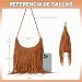Imagen de Syrads Bolsos Hobo para mujer Bolso bandolera Bolso de hombro Bolso de mujer Borla Hobo y bolsos de hombro
