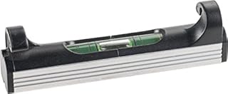 kwb Schnur-Wasserwaage, 78 mm, leicht, klein, handlich und robust, mit Aluminium Unterseite, ideal für Richtschnur, in Schwarz-Silber