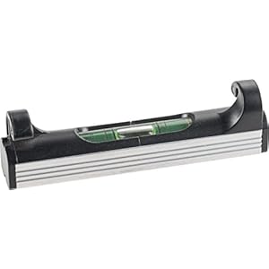 kwb Schnur-Wasserwaage für Richtschnüre / Maurerarbeiten und Pflaster-Arbeiten, 78 mm klein, mit Aluminium Unterseite…