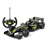 Carrinho Controle Remoto Recarregável Fórmula 1, 4 Funções, Luz, Bateria USB, Brinquedo Infantil