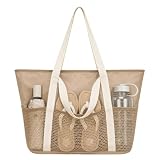 Augesak Bolsa de Playa para Mujer, Gimnasio