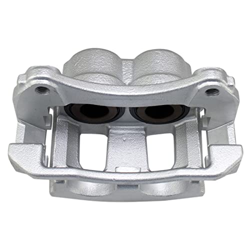 Image of TRQ Front Brake Caliper Set Zinc Coated Brackets Compatible with 2005-2006 Chevrolet Equinox 2006 Pontiac Torrent 2004-2007 Saturn Vue