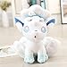 siqiwl Stofftier Eevee Figur Alola Ice Vulpix Kuscheltiere Plüschpuppe Fox Vulpix Kinderspielzeug 30cm