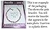 Cancer Awareness Bracelet, For Showing Support or Fundraising Campaign, 18 colors to choose from, Adult Size with Extension, 6mm Cat's Eye Beads. Comes Packaged. (Lung Cancer - White Pearl)