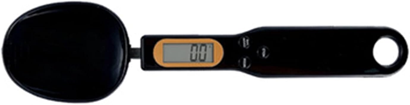 Measuring Spoon Electronic Kitchen Scale 500g 0.1g LCD. Display Digital Weight Measuring Spoon Digital Spoon Scale Small Kitchen Tool Color Black