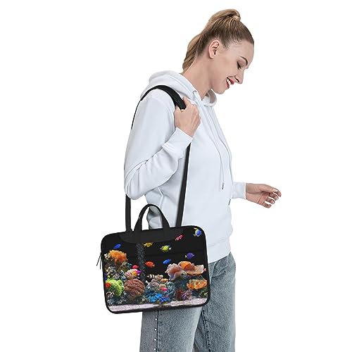 Funda para portátil Aquarium Print 13-15.6 pulgadas negra miniatura 7