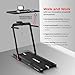 Sport24 Home Folding Treadmill, 1-16km/h 5 in 1 Foldable, Auto-Incline Running Machine, 120kg Limit, Bottle Holder, Apps, Speaker, Work Tray, Handle, LED Display, 4.5HP Quiet Motor (T6-A26)