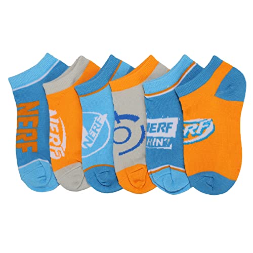 Socquettes Nerf pour garçon idéales pour le sport et l'école en lot de 6