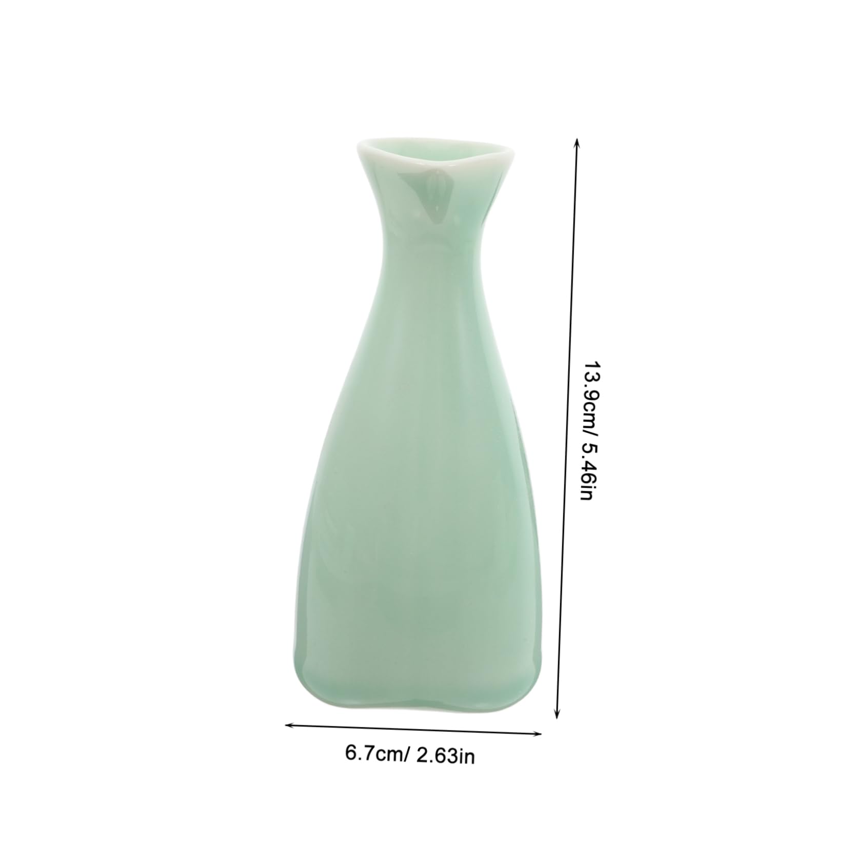 Cabilock 1 Set Ceramic Sake Pot with Cups Liquor Warmer for Home Restaurant Use for Tea Sake Serving Flavor Preservation Easy Clean Design