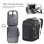 Carry On Backpack, 50L Travel Backpack, Luggage Backpack TSA Flight Approved Laptop Backpack for Men & Women, Large Expandable 40L Daypack Lightweight Business Weekender Bag, Black - Image 4
