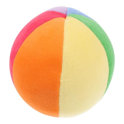 WOONEKY Gefüllte Plüsch Hundeball Quietschspielzeug Für Kleine Und Mittelgroße Hunde Interaktives Haustierspielzeug Mit Knackigem Geräusch Für Welpen Und Kauen Training