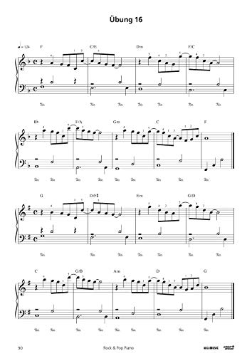 Rock & Pop Piano inkl.CD: Klavier-Improvisation leicht gemacht - für Anfänger & Fortgeschrittene (in
