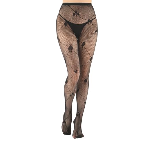 Image of EVERSWE High Waist Fishnet Tights, Thigh High Suspender Stockings