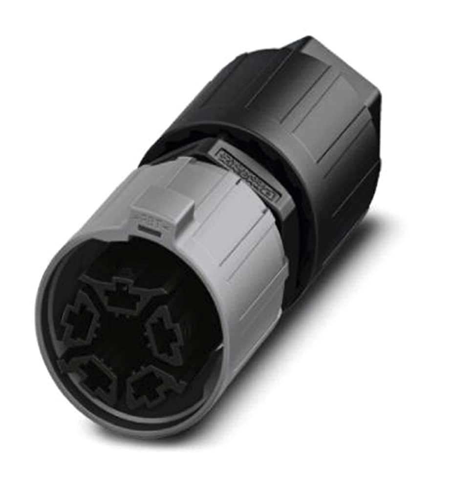 Phoenix Contact Negro/Gris Phoenix 1403782 Quickon Negro, Gris - Conector (Quickon, Negro, Gris, Plata, Ip69k, A, 72,8 G) Talla 20