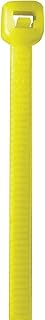 18 in. No.of 50 Fluorescent Yellow Cable Ties