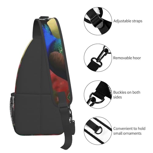 Cross Chest Bag Diagonally Sling Backpack Crossbody miniatura 4
