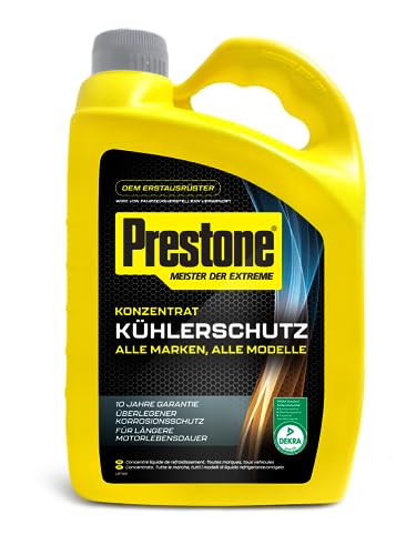 PRESTONE Kühlerschutzmittel -64°C bis 129 °C 10 Jahre Kühlerfrostschutz, Konzentrat, 4L PRESTONE Kühlerschutzmittel -64°C bis 129 °C 10 Jahre Kühlerfrostschutz, Konzentrat, 4L