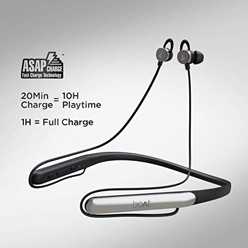 Image of boAt Rockerz 295v2 Wireless Bluetooth in Ear Neckband Headphone with Mic (Active Black)