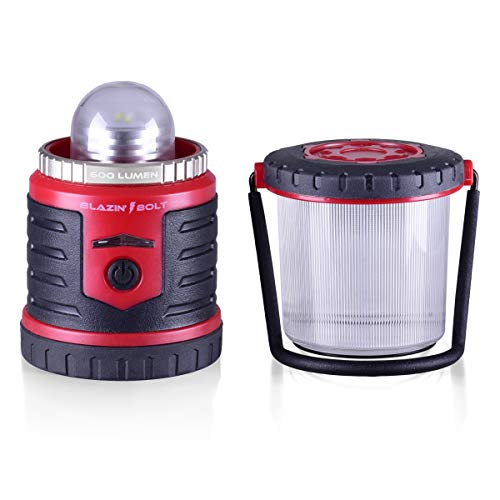 Blazin' Battery LED Rechargeable Lantern | 500 Hour Runtime | Power Bank | Storm Light (600 Lumen, Red) - Thumbnail 5