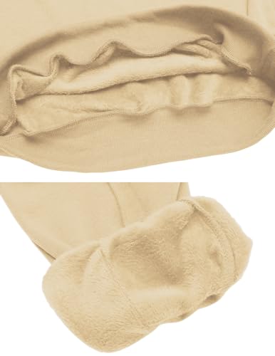 HOTOUCH Fleece Sweatsuit 2 Piece Outfit Winter Sherpa Lined Tracksuit Warm Up Suits Thick Sweatshirt and Sweatpants Sets4