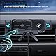 2024 High Intelligent Mobile Phone/Pad Holder, Kabelloses Autoladegerät Handyhalterung, 2 in 1 Automatisch Drehbar Tablet Halterung Auto, 15W Magnetisches Autoladegerät für Faltbare Handys (Schwarz)
