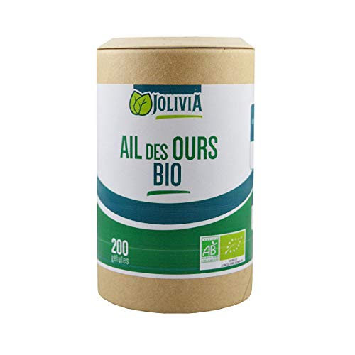 Ail des ours Bio - 200 gélules végétales de 250 mg | Format Gélule | Complément Alimentaire | Vegan | Fabriqué en France