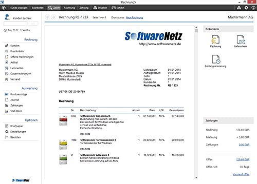 Softwarenetz Rechnung 8
