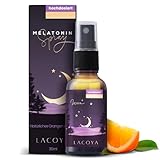 LACOYA® Melatonin Spray + L-Tryptophan 0,5mg/Sprüher - Melatonin-Spray hochdosiert 5-Fach höher -...