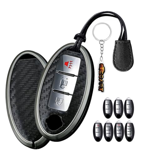 Coque de clé en cuir TPU idéale pour les trajets quotidiens en Nissan Maxima et Altima