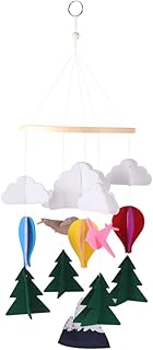 Toddmomy Sinos De Feltro Pendurados Pingente Para Quarto Feltro Sino De Vento Doméstico Sino De Cama De Madeira Sino De Feltro Pendurado Ornamento De Sino De Vento Para Sala De Estar