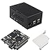 ZDE ZP583 PoE+ HAT PCIe to M.2 Key M NVMe SSD Adapter Board with Aluminum Case ZC501 and Aluminum Heatsink for Raspberry Pi 5 Support 802.3af/at Network Standard M.2 NVMe SSD 2230 2242 immagine