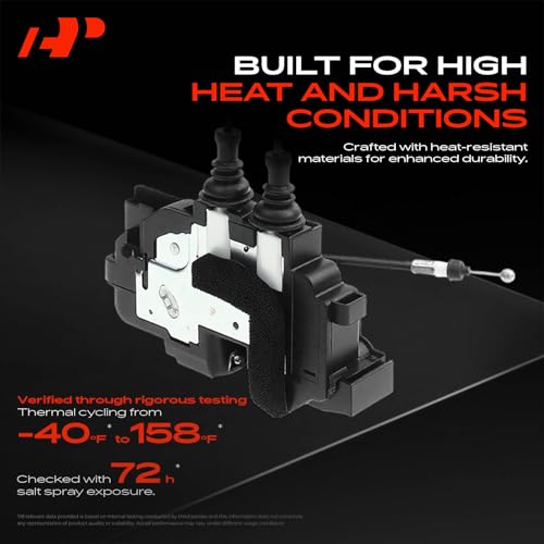 Image of A-Premium Front Right Passenger Side Door Lock Actuator Compatible with Hyundai Sonata 2008-2010 Sedan