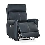 KISLOT Leather Recliner Chair for Adults Wall Hugger RV Recliner with USB Charging Ports Electric Power Reclining Sofa for Living Room Home Theater Seating Bedroom