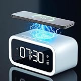 【4-in-1 Smart Hub with Safe 15W Fast Charging】 This all-in-one bedside station combines a fast wireless charger, smart alarm clock, dual-mode night light, and a USB charger. It provides 15W high-speed charging for your phone and powers earbuds simult...