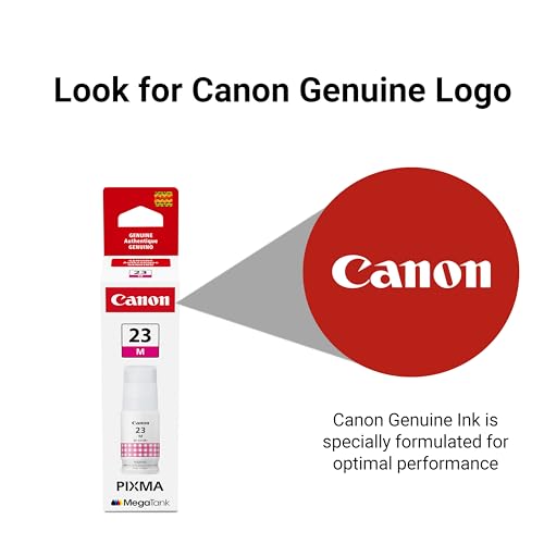 Image of Canon GI-23 Genuine Magenta Ink Bottle, Compatible with Megatank G620 Printers