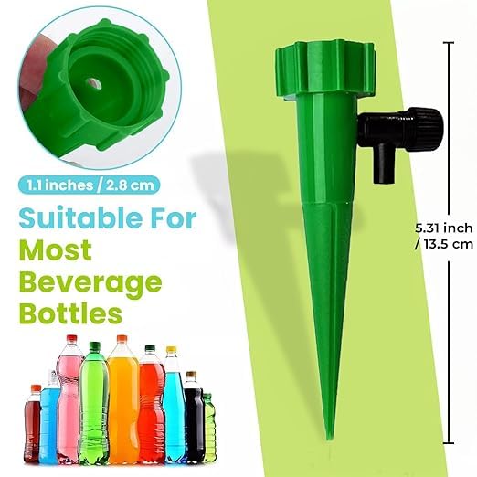 Image of (Pack of 10) Drip Irrigation kit for Home Garden, Self-Watering Spikes, Drip Spikes for Plants, Home Garden, Automatic Plant Watering Devices