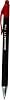 Skilcraft Rubberized Ballpoint Pen - Fine Point - Red Ink