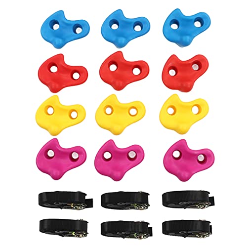 Vingvo Rock Climbing Brackets 12 Pcs Easy To Install Durable Abs Rock Wall Brackets For Thicker Trees Indoor Adults #TOP6