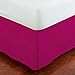 Fancy Collection Full Size Easy Care Tailored Microfiber 14-inch Bed Skirt Solid Hot Pink