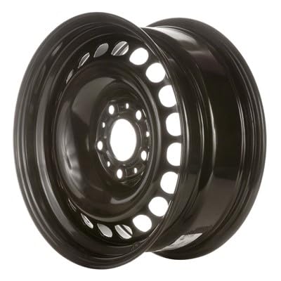 16x7 Steel 20-Hole Black Rim