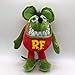 fangzhuo Peluche 30 Cm Anime Cartoon Tales of The Rat Fink Peluche Green Ed Big Daddy Peluche RF Bambola di Pezza Morbida