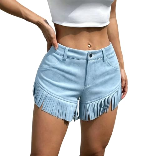 Pantalon court taille haute en daim pour sculpter la silhouette